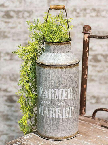 Farmer Market Milk Can - The Fox Decor